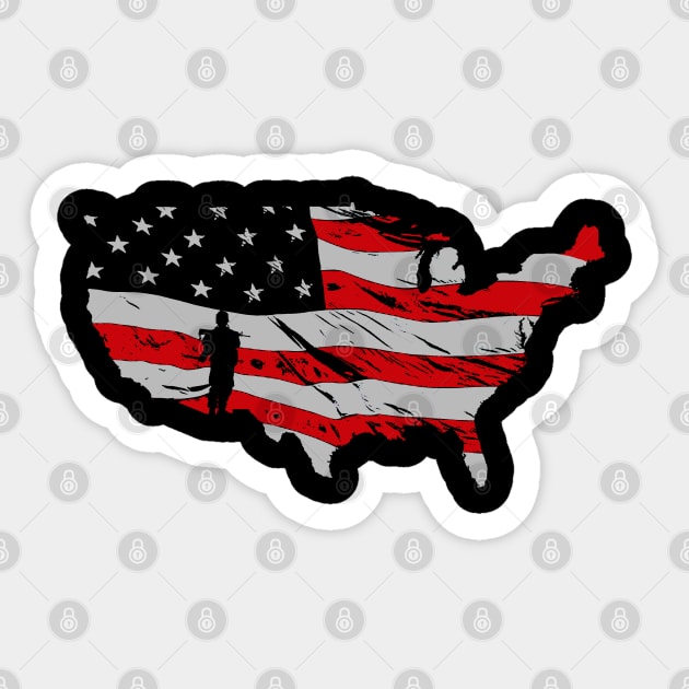 Freedom Patriot Sticker by barmalisiRTB